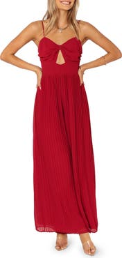 Petal & Pup Alice Pleated Wide Leg Jumpsuit