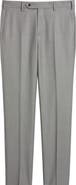 Zanella Parker Flat Front Wool Dress Pants