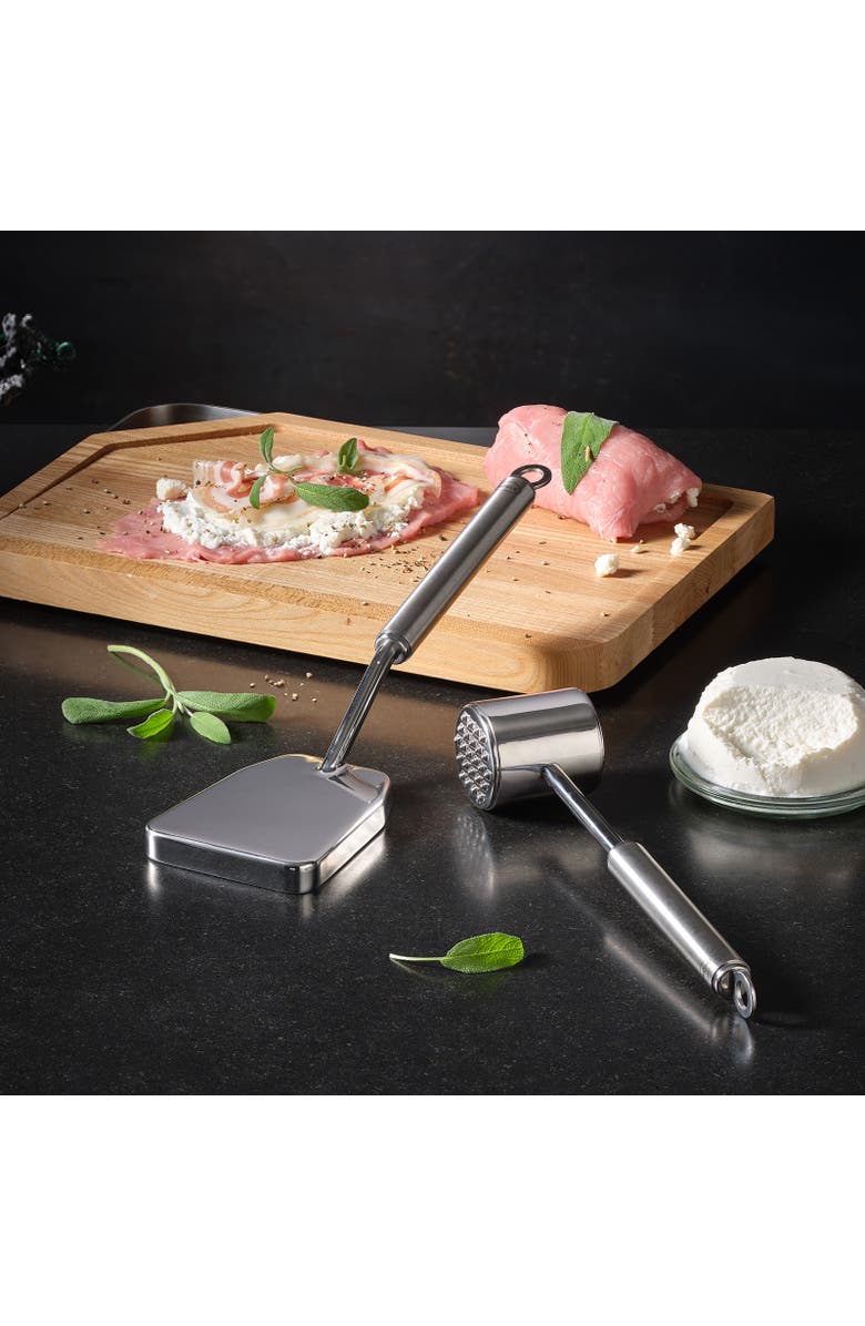 Rosle Stainless Steel Heavy Duty Meat Tenderizer, Alternate, color, Silver