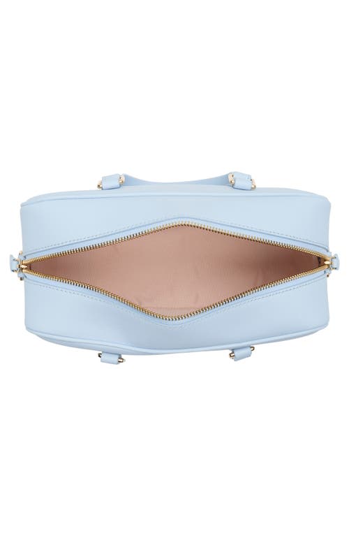 Cole Haan Go Anywhere Leather Satchel In Blue