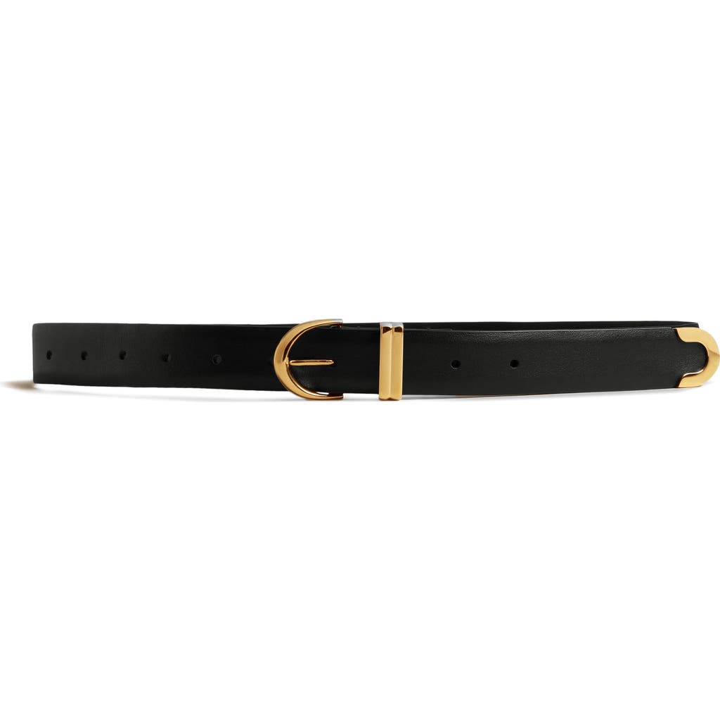 Khaite Bambi Skinny Leather Belt in Black  product