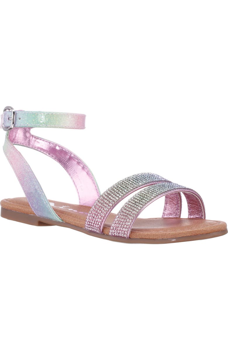 Nina Kids' Cameena Ankle Strap Sandal, Main, color, Pastel Rai