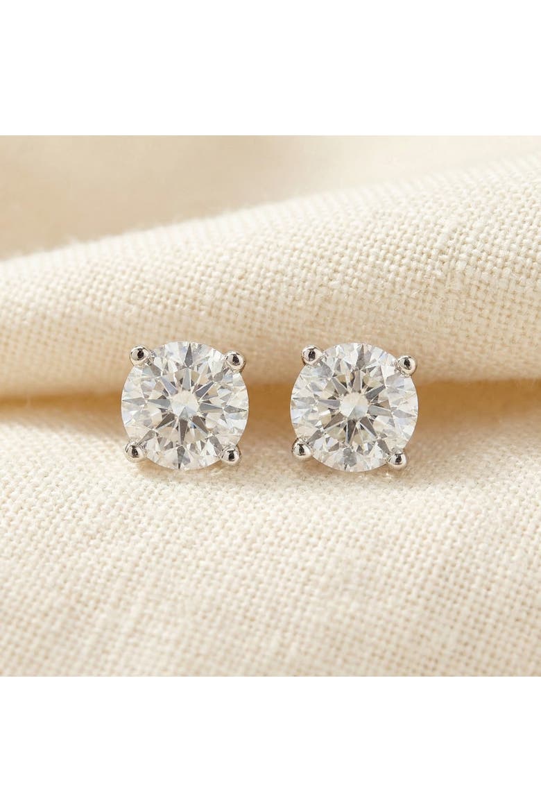 Platinum 1 1/2ct Lab Grown Diamond Studs, Alternate, color, 950 Platinum
