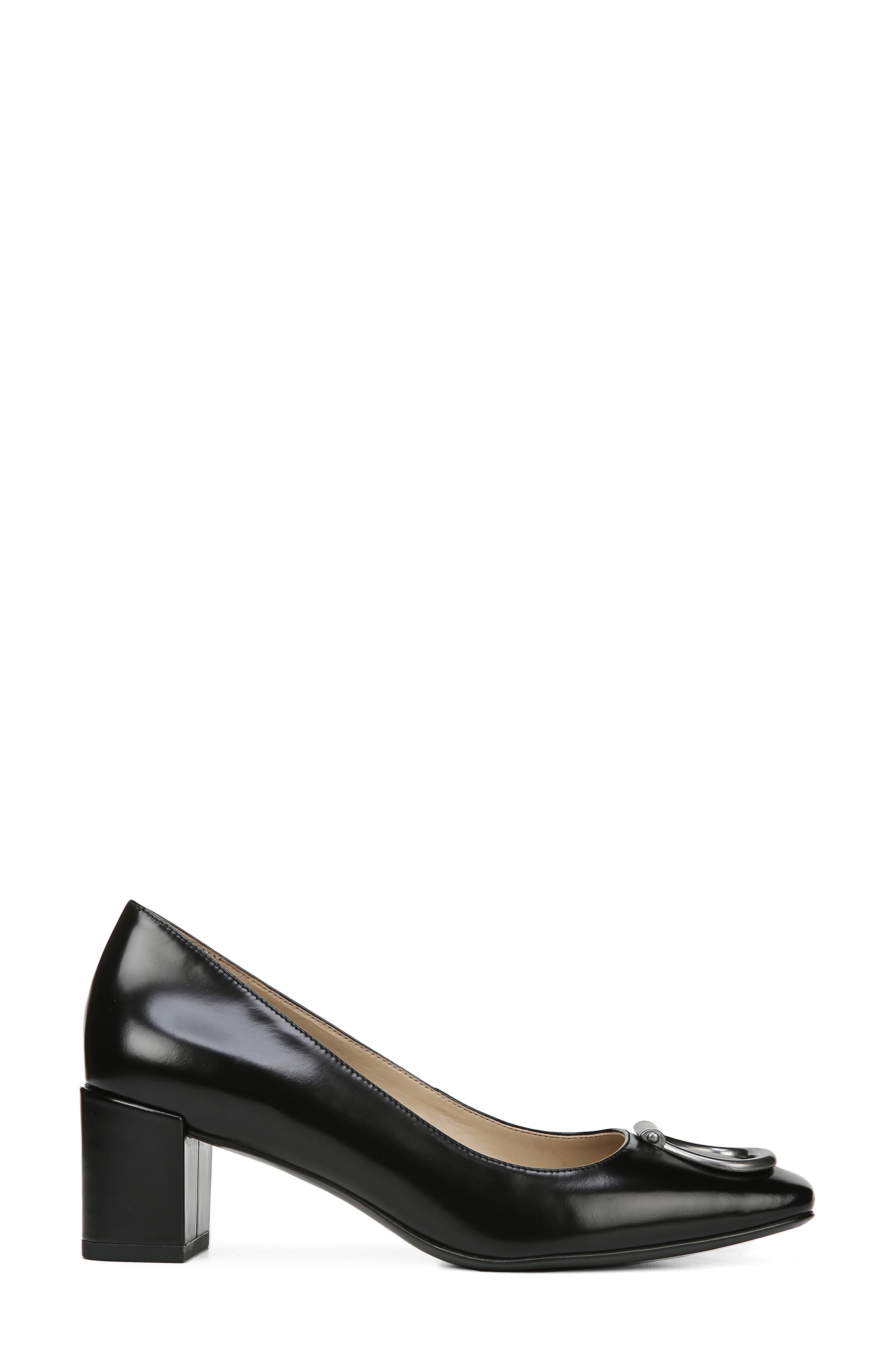Kalissa Pump, Alternate, color, BLACK BRUSHOFF LEATHER