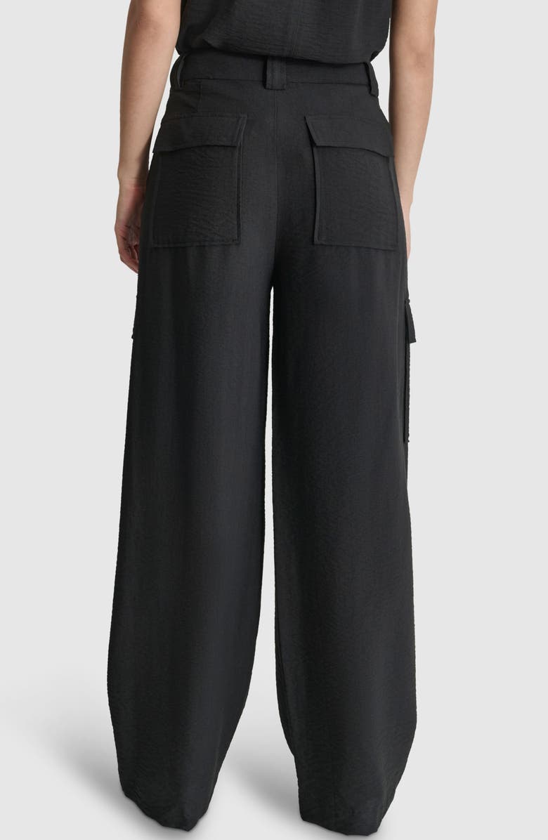 DKNY Crinkle Cargo Pants, Alternate, color, 