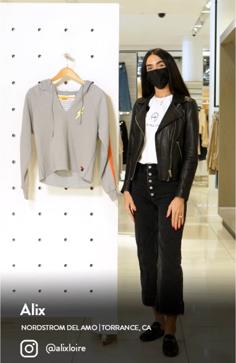 Bolt Crop Hoodie, sales video thumbnail