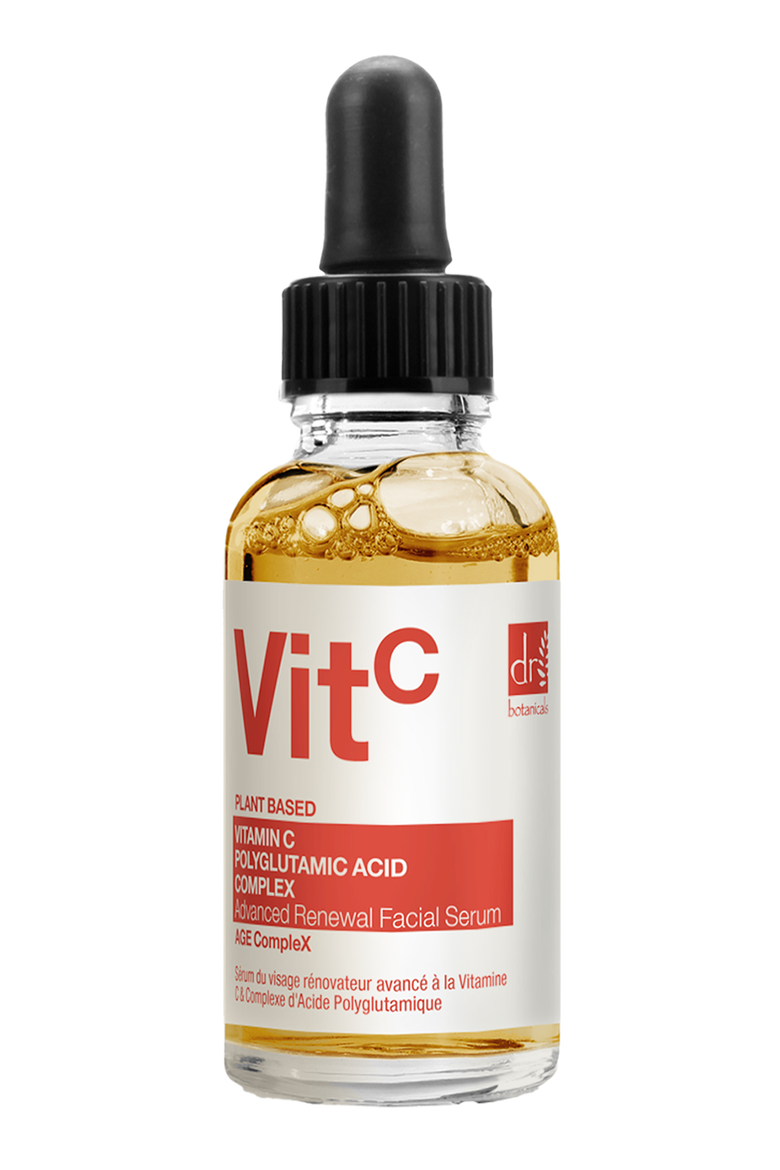 Vitamin C 3% & Polyglutamic Acid Complex 1% & Brightening Facial Serum 30ml for Brightening, Dark Spots, Main, color, White