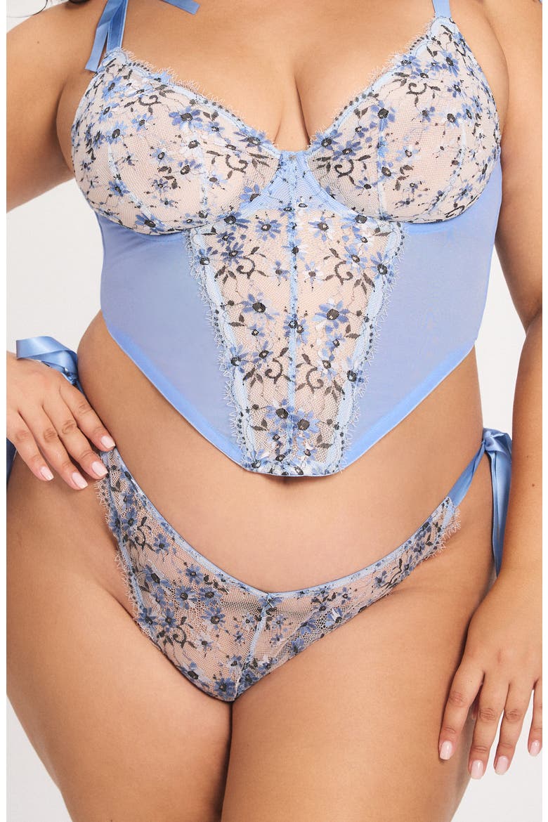 Daisy Darling Brazilian Briefs, Alternate, color, KIKI BLUE