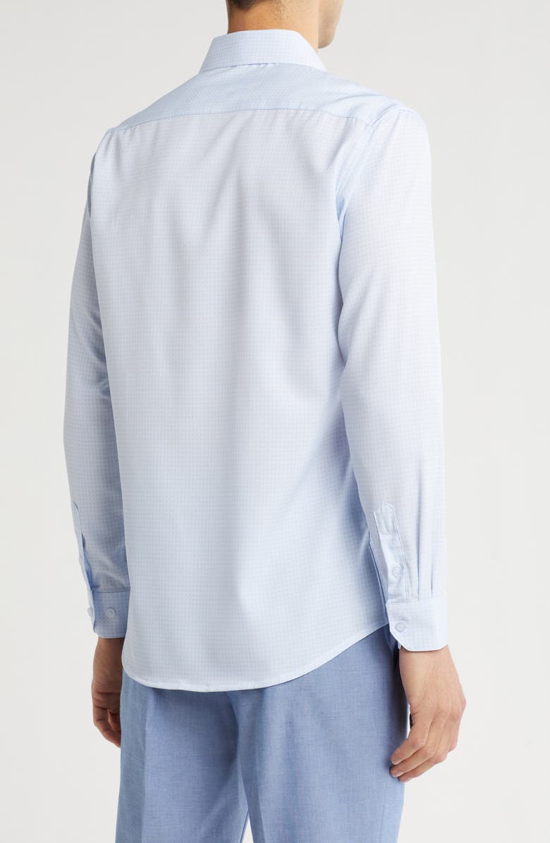 DYLAN PARK Slim Fit Performance Stretch Button-Down Shirt, Alternate, color, Blue