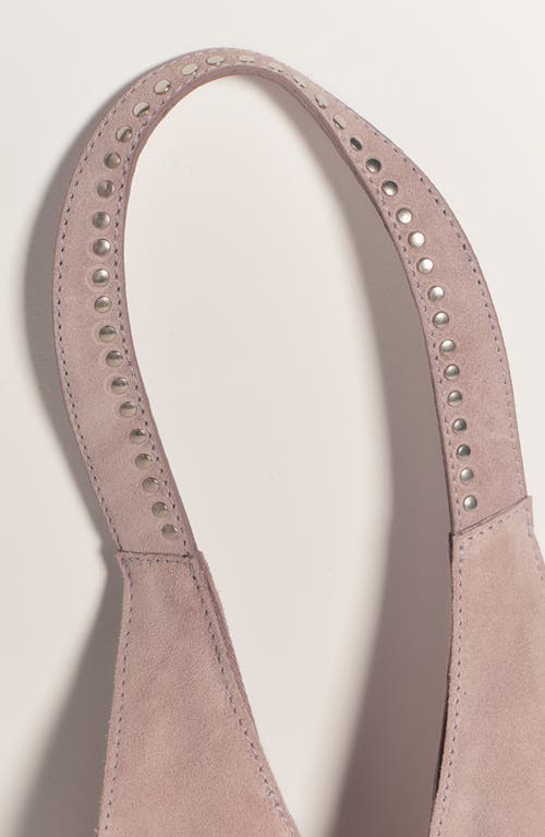 Free People Soho Stud Suede Shoulder Bag In Purple