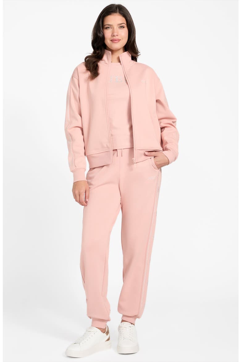 Octavia Rhinestone Joggers, Alternate, color, LIGHT PINK