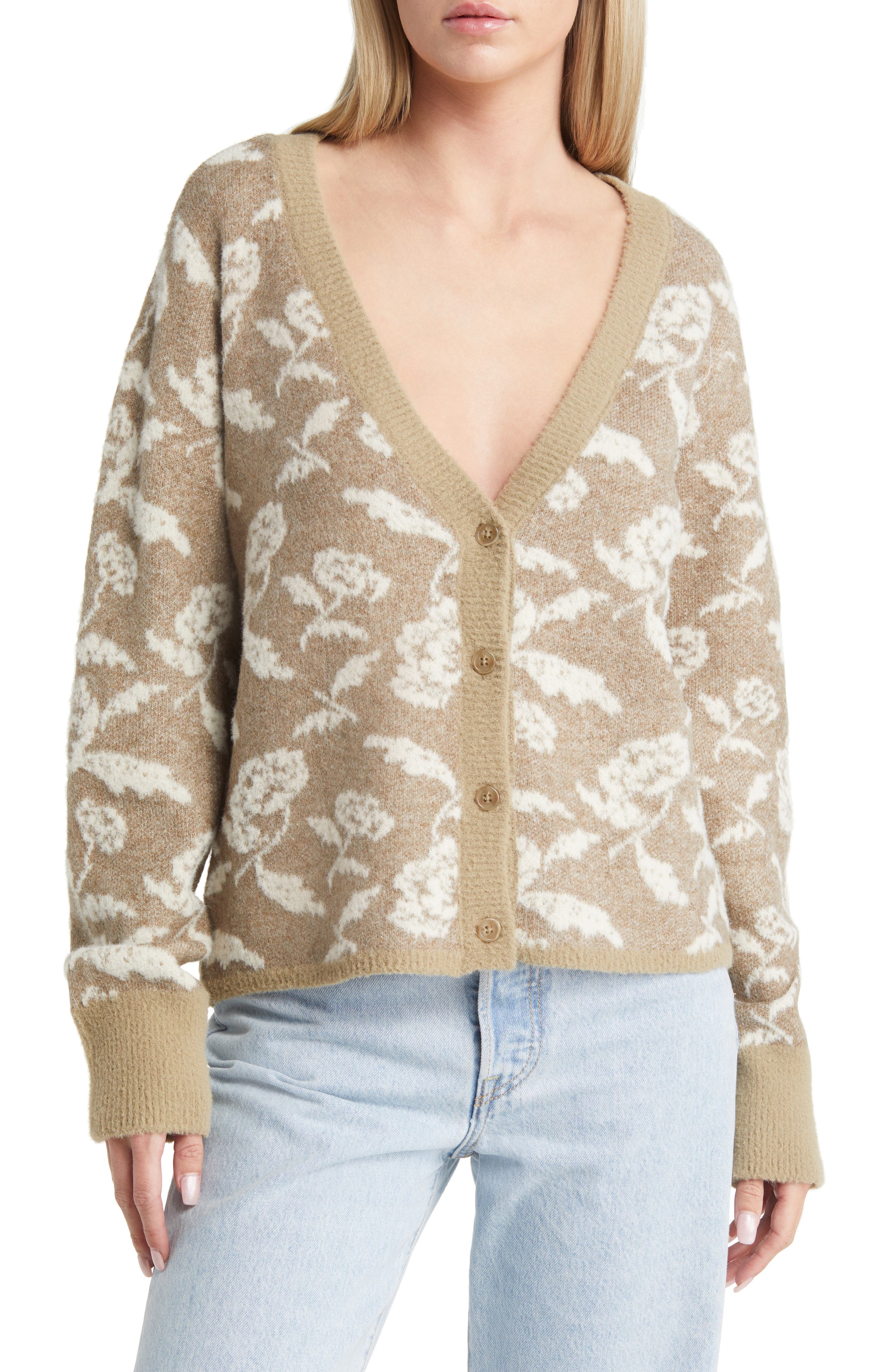 VERO MODA Acrid V-Neck Cardigan (Women) | Nordstromrack