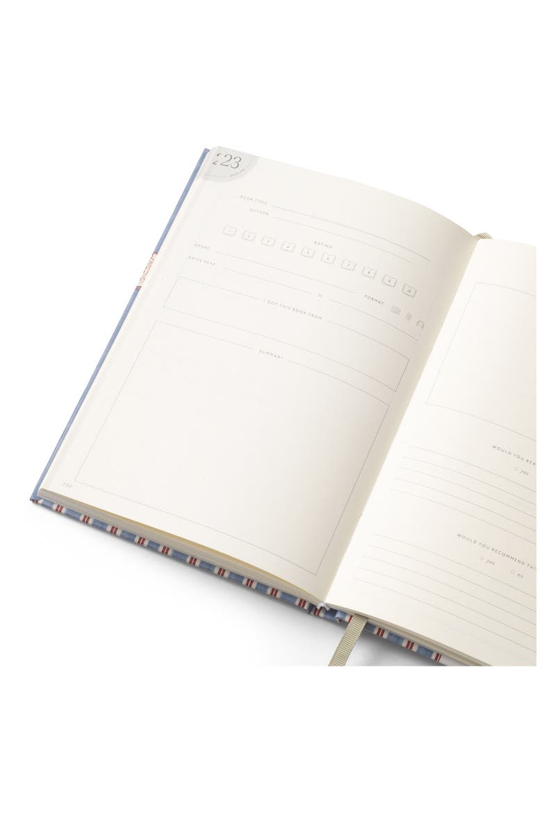 Nose In a Book Reading Journal, Alternate, color, LIGHT BEIGE