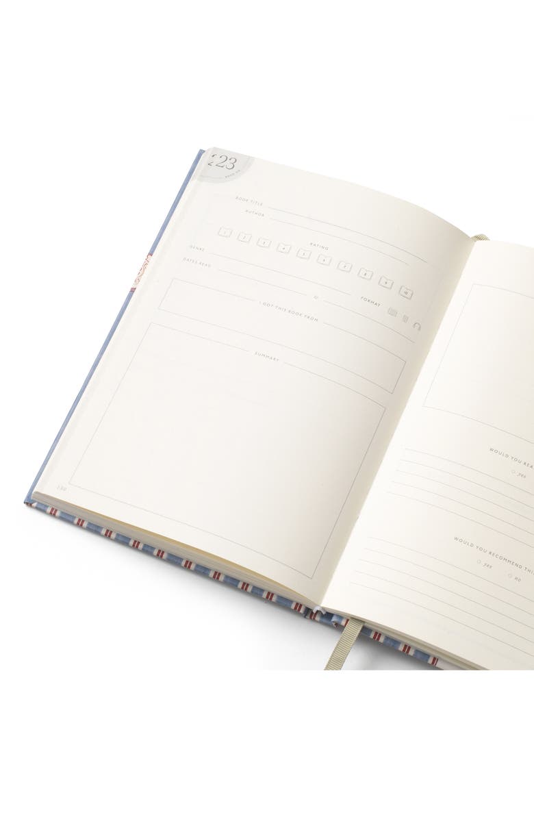 Papier Nose In a Book Reading Journal, Alternate, color, 