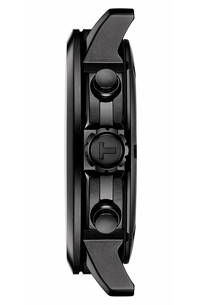 T-Sport PRC 200 Bracelet Chronograph Watch, 43mm, Alternate, color, BLACK