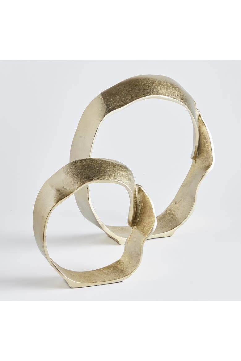 Rowan Sculptures Decorative Objects Set of 2, Alternate, color, Gold