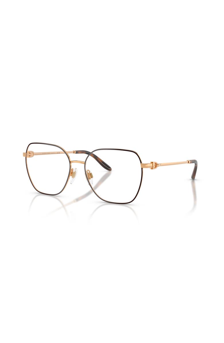 Ralph Lauren 55mm Square optical glasses, Main, color, Brown
