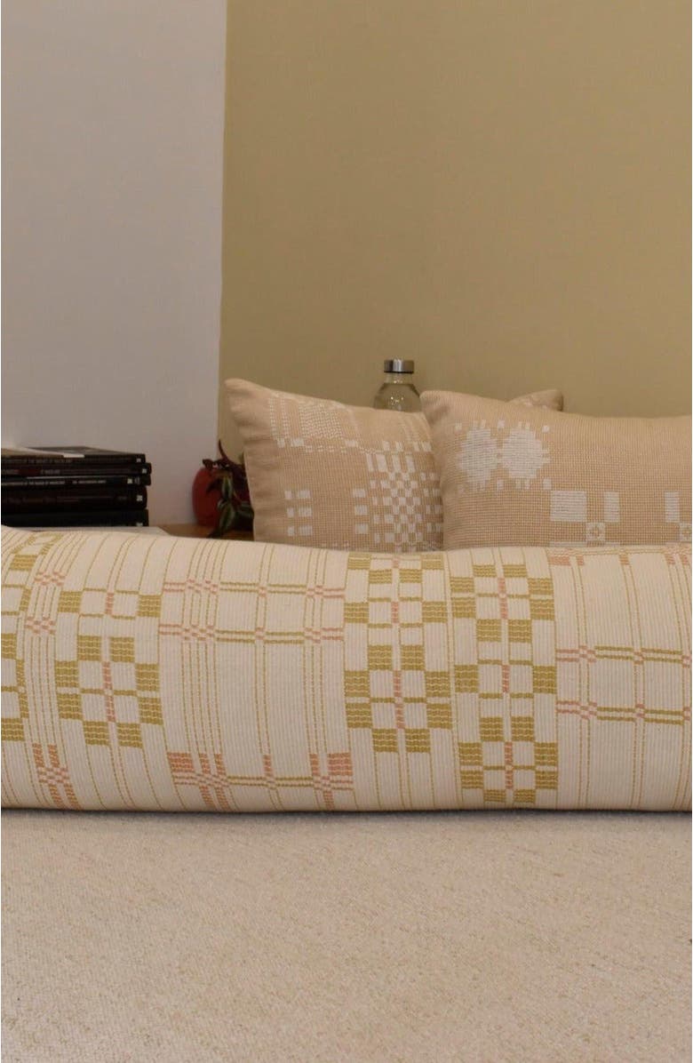 Heirloom Naga Chingchen Handwoven Long Lumbar - Cover, Alternate, color, Beige