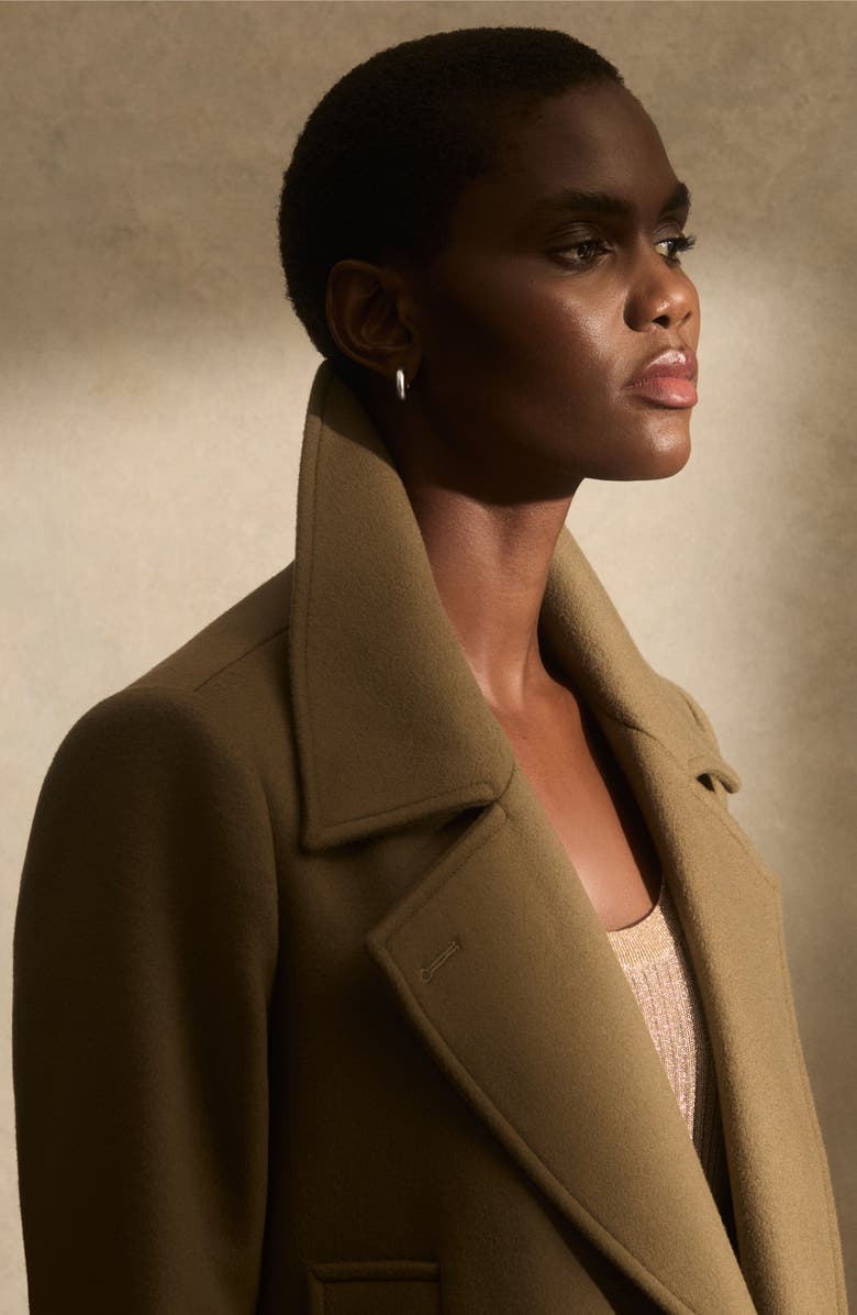 Reiss Oliva Plain Huggie Hoop Earrings, Alternate, color, Silver Tone