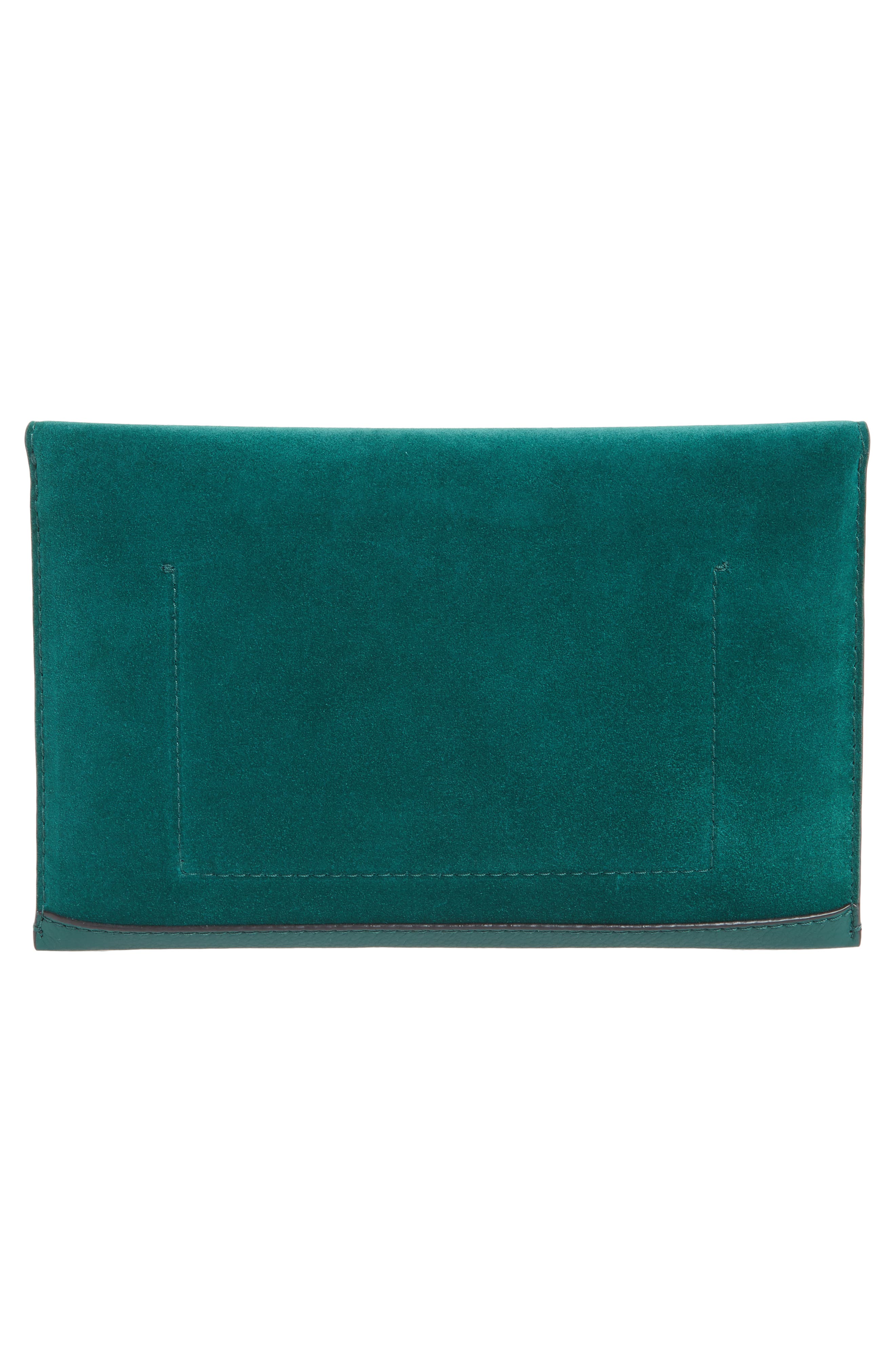 Tory Burch Carmen Leather Clutch, Alternate, color, 