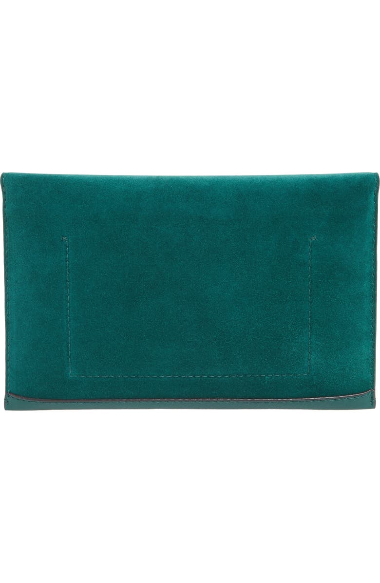 Tory Burch Carmen Leather Clutch, Alternate, color,