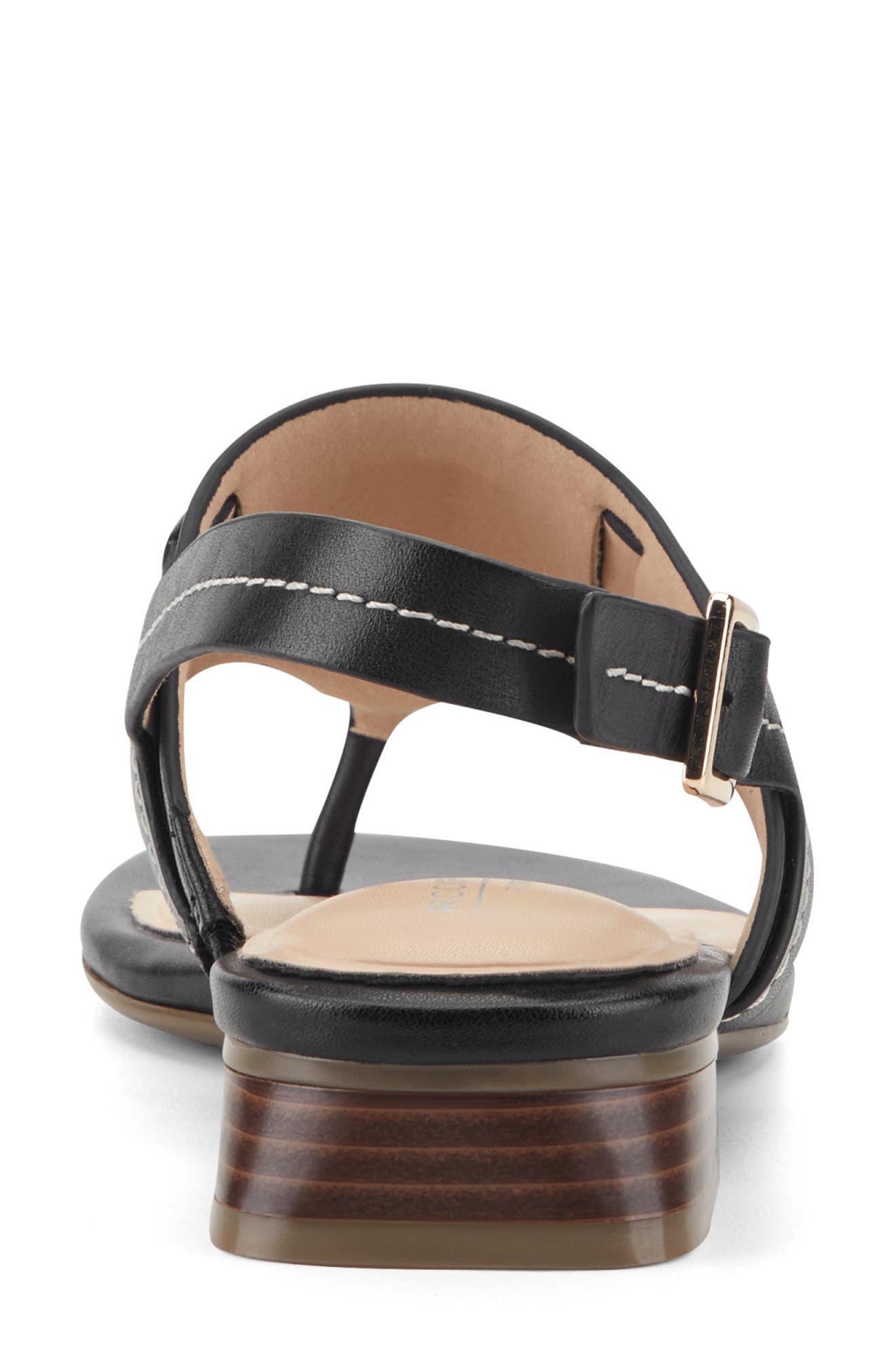 Rockport Ofera Slingback Sandal, Alternate, color, Black Leather