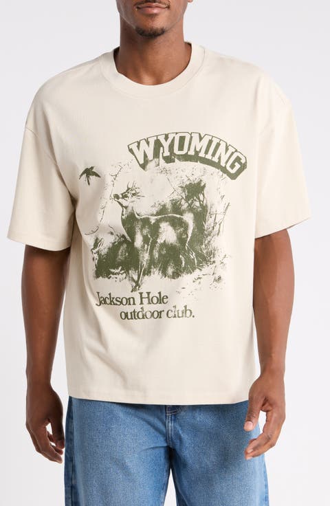 Wyoming Cotton Graphic T-Shirt