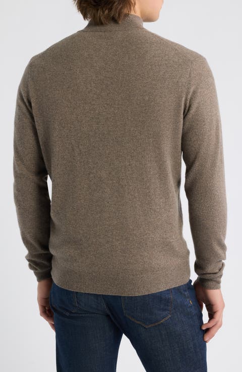 Crown Anniversary Quarter Zip Cashmere Sweater