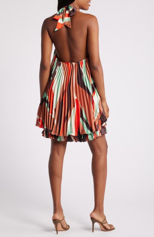HUTCH HUTCH CARLENA PLEATED SATIN HALTER ROMPER 