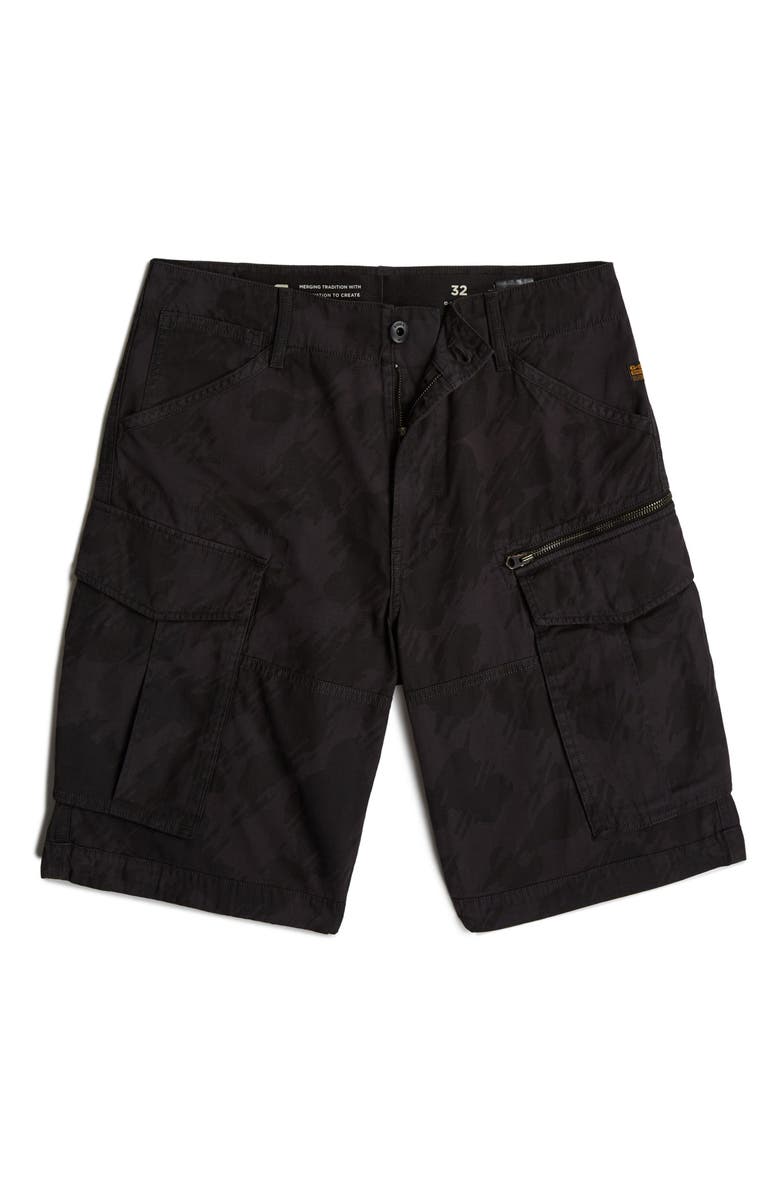 G-STAR Rovic Zip Relaxed Fit Cotton Ripstop Cargo Shorts, Alternate, color, Shadow Glitch Beach Camo