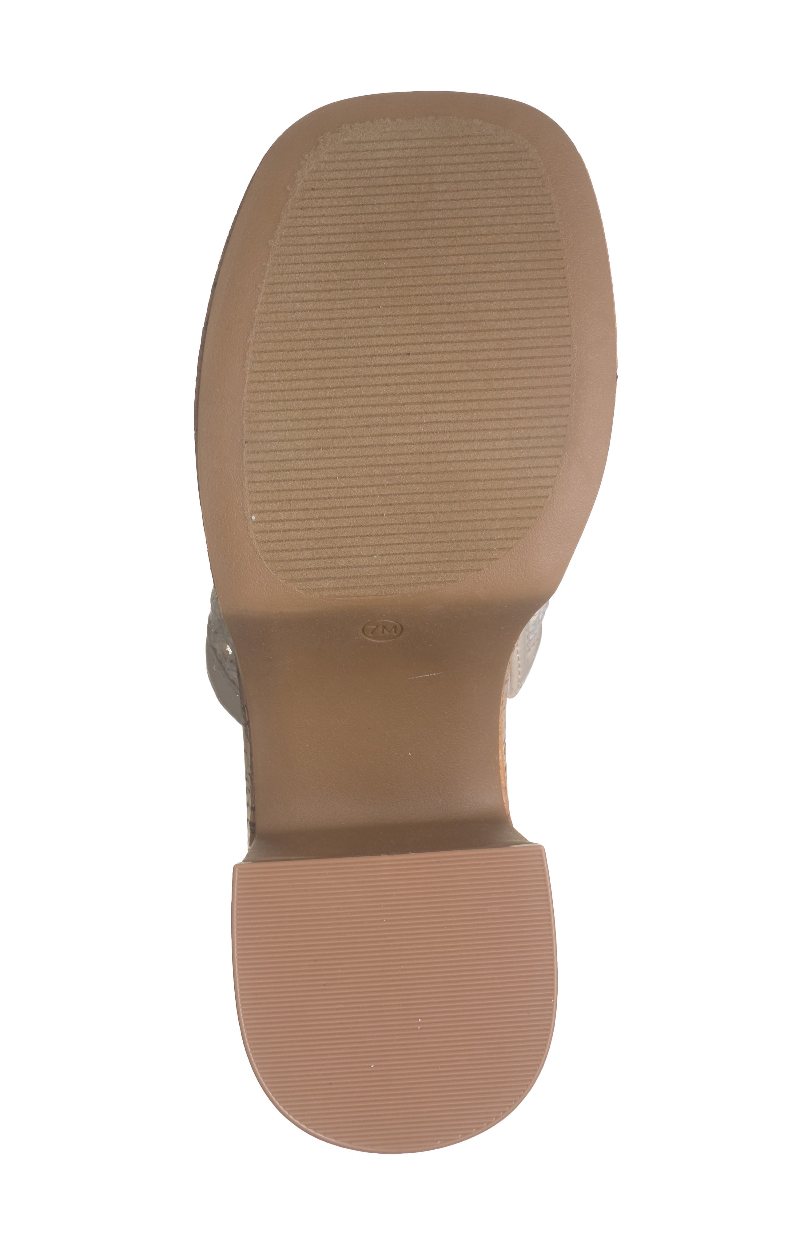 Steve Madden Corah Latticed Platform Sandal, Alternate, color, Bone