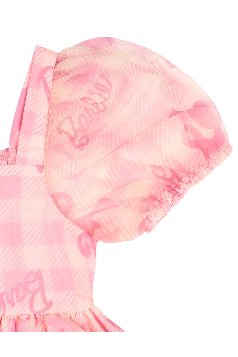 Short Sleeve Flare Dress, Alternate, color, Barbie Pink