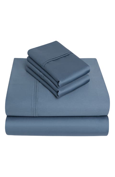 4-Piece 625 Thread Count Cotton Sheet Set