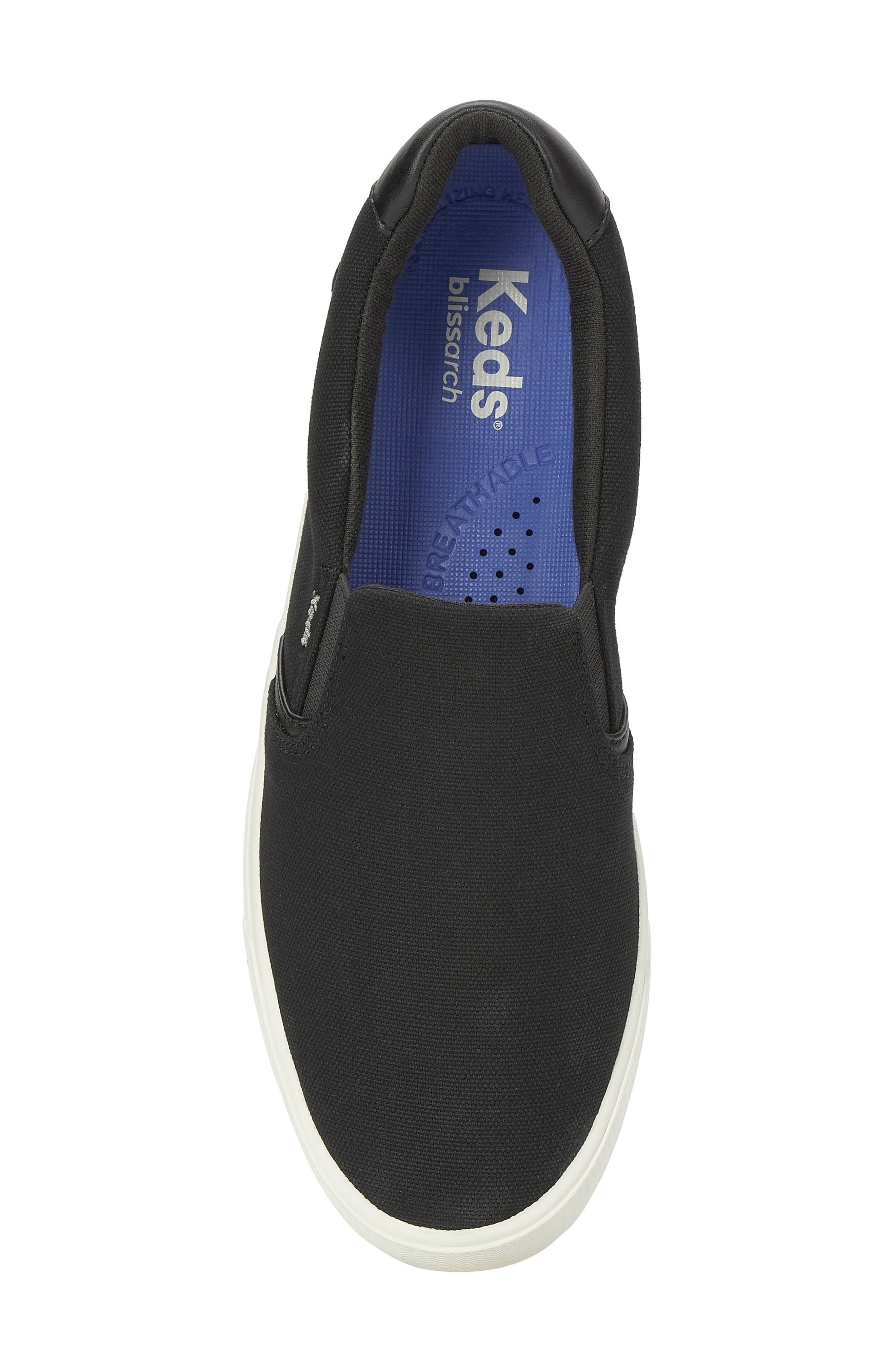 Pursuit Slip-On Sneaker, Alternate, color, BLACK