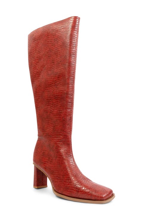McKenzie Faux Leather Knee High Boot