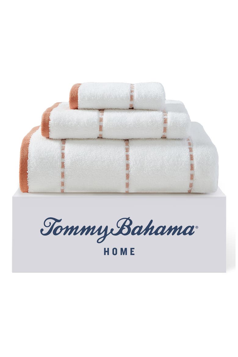 Ridley Solid 3-Piece Towel Set, Alternate, color, MEDIUM ORANGE