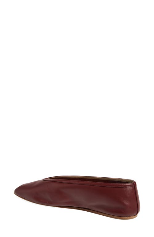 Le Monde Beryl Luna Ballet Flat In Red