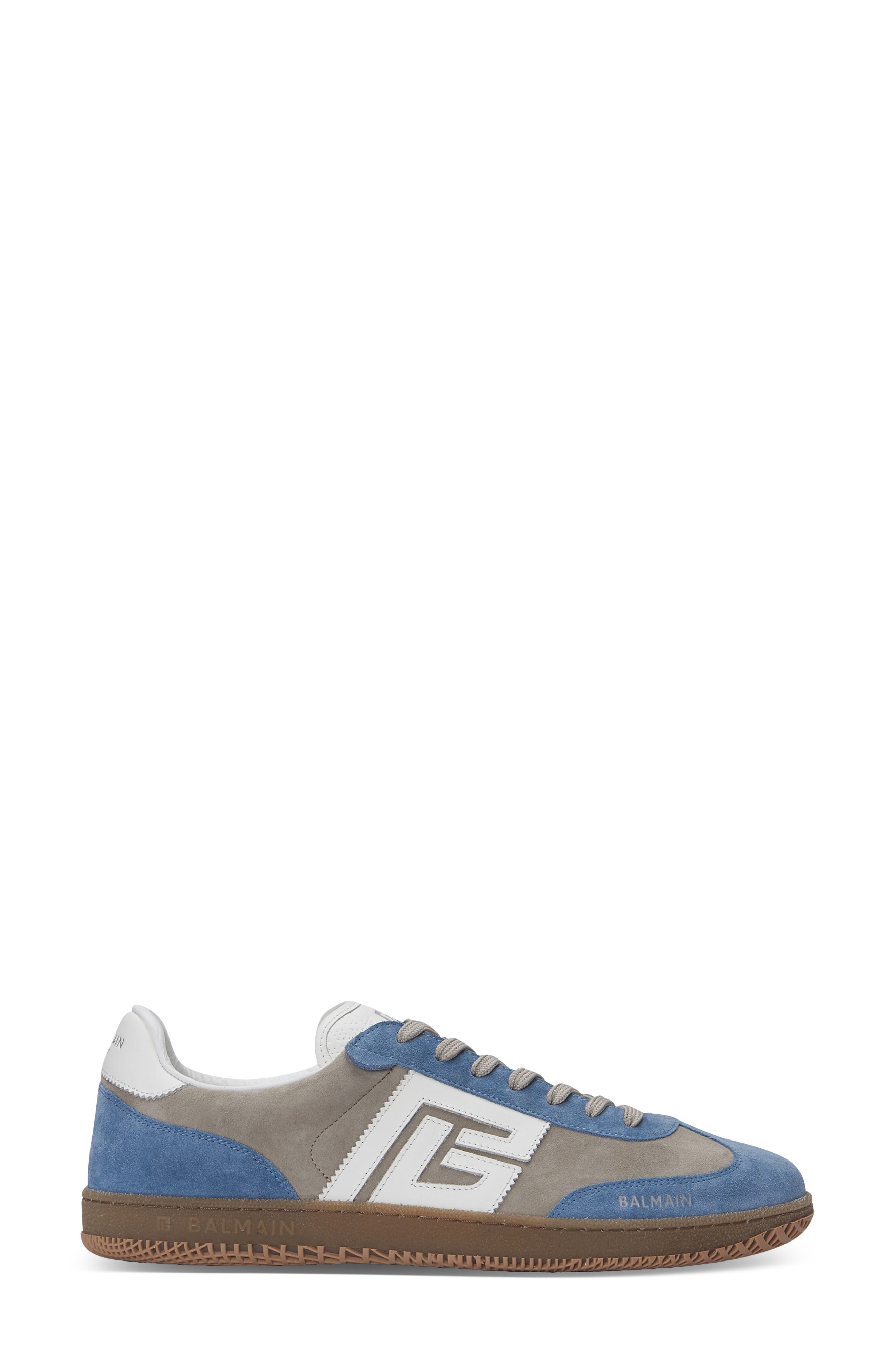 Balmain Swan Low Top Sneaker, Alternate, color, 