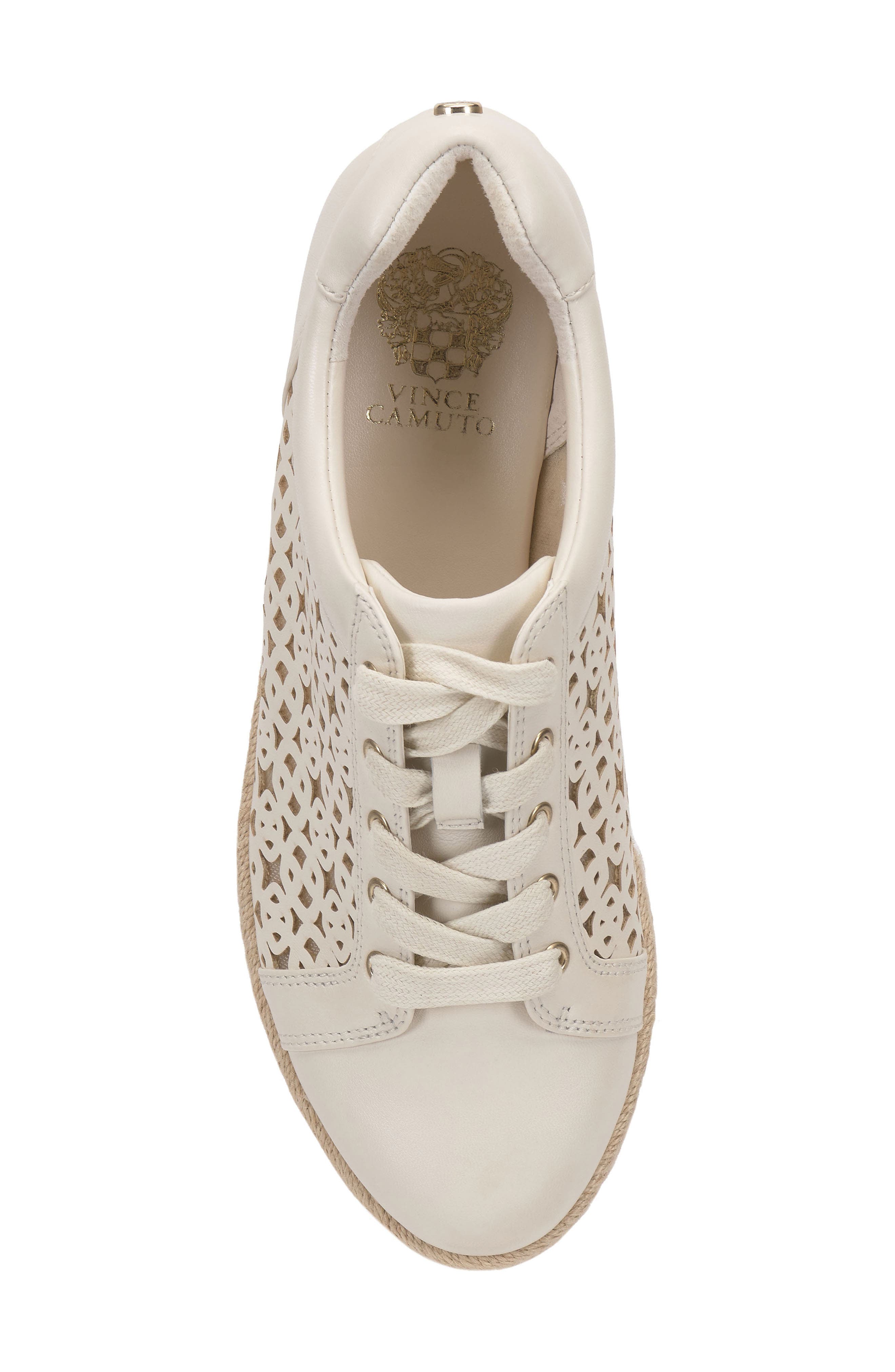 Vince Camuto Brensy Platform Sneaker, Alternate, color, Coconut Cream