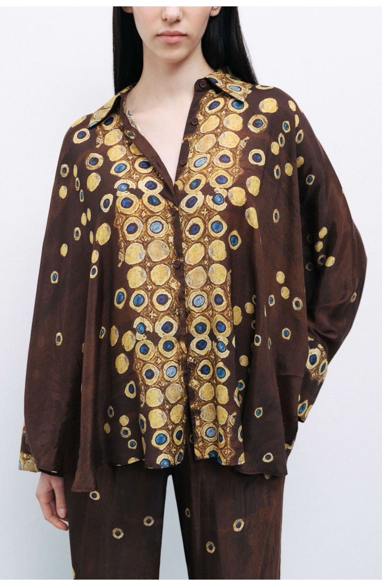 Nocturne Flowy Printed Shirt, Main, color,
