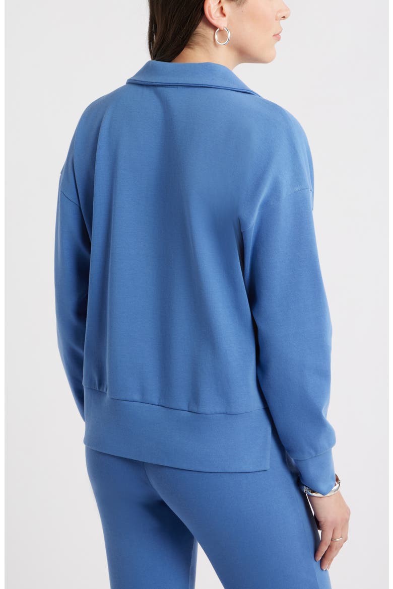 Half Zip Sweatshirt, Alternate, color, BLUE GLORY