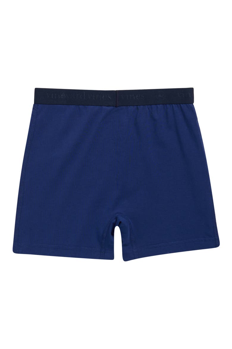 Kids' Stretch Cotton Boxer Briefs, Alternate, color, BLUE DEPTH