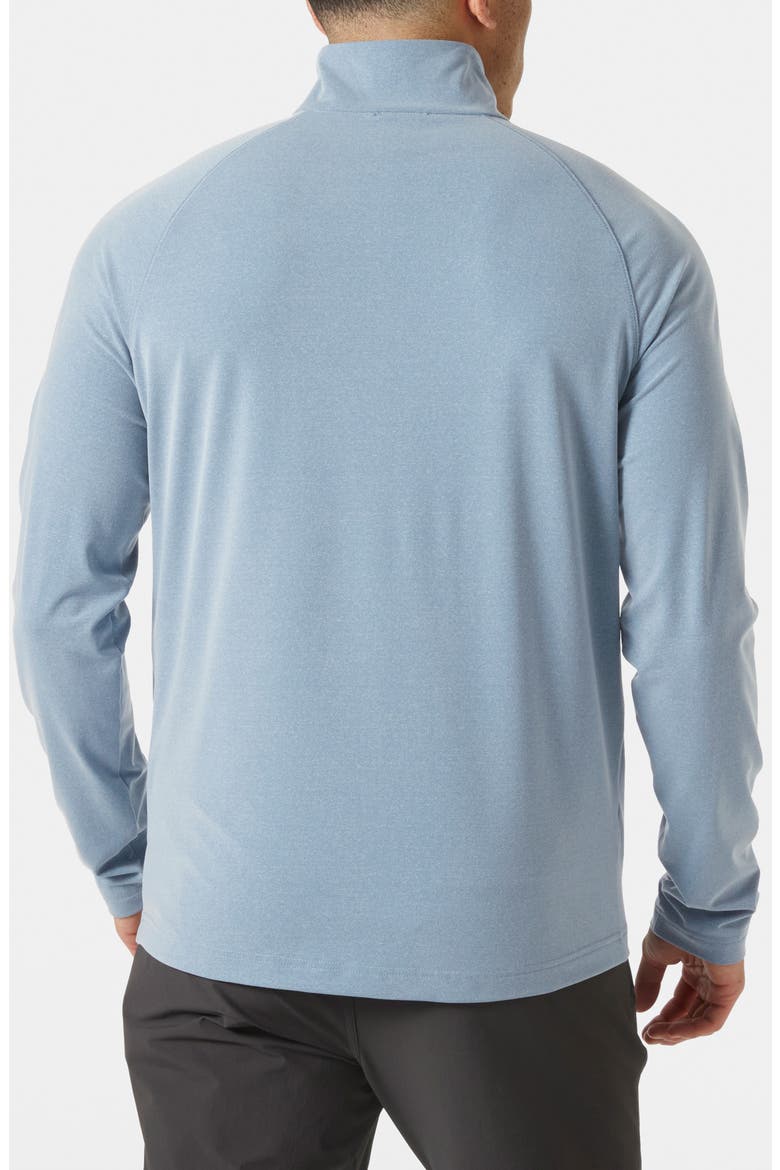 Tyri Half Zip Pullover, Alternate, color, 601 WASHED NAVY MELANGE