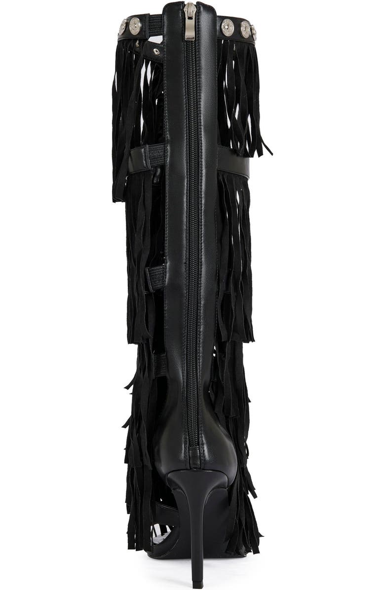 AZALEA WANG Sameya Stiletto Sandal, Alternate, color, Black