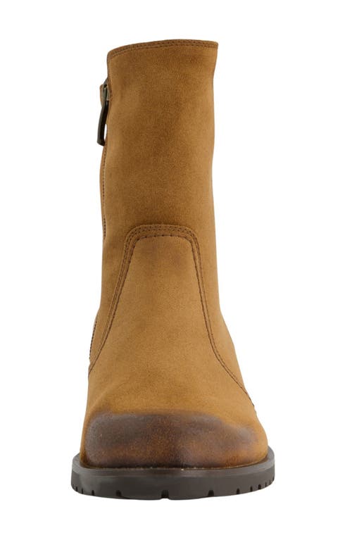 Paul Green Cheyenne Faux Fur Lined Bootie In Animal Print