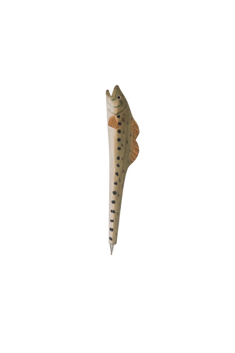 7.75" Wood Bass Pen, Main, color, Green