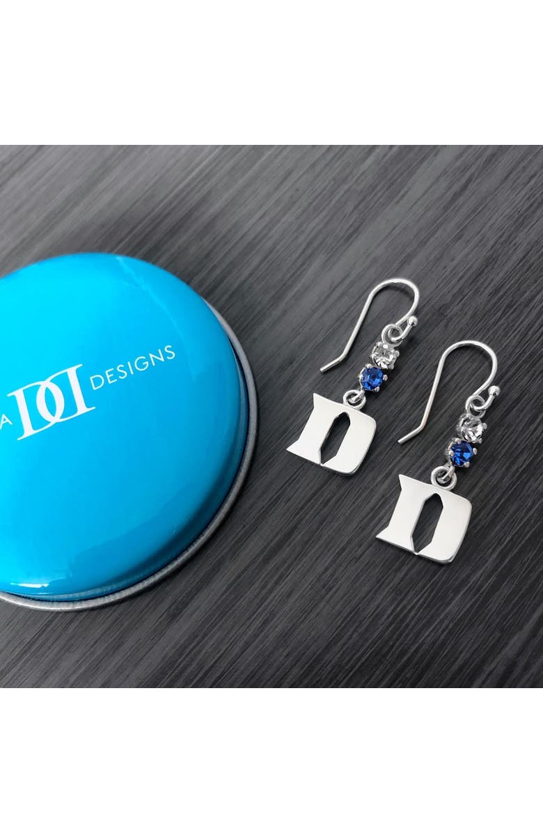 DAYNA DESIGNS Women's Dayna Designs Duke Blue Devils Dangle Crystal Earrings, Alternate, color,