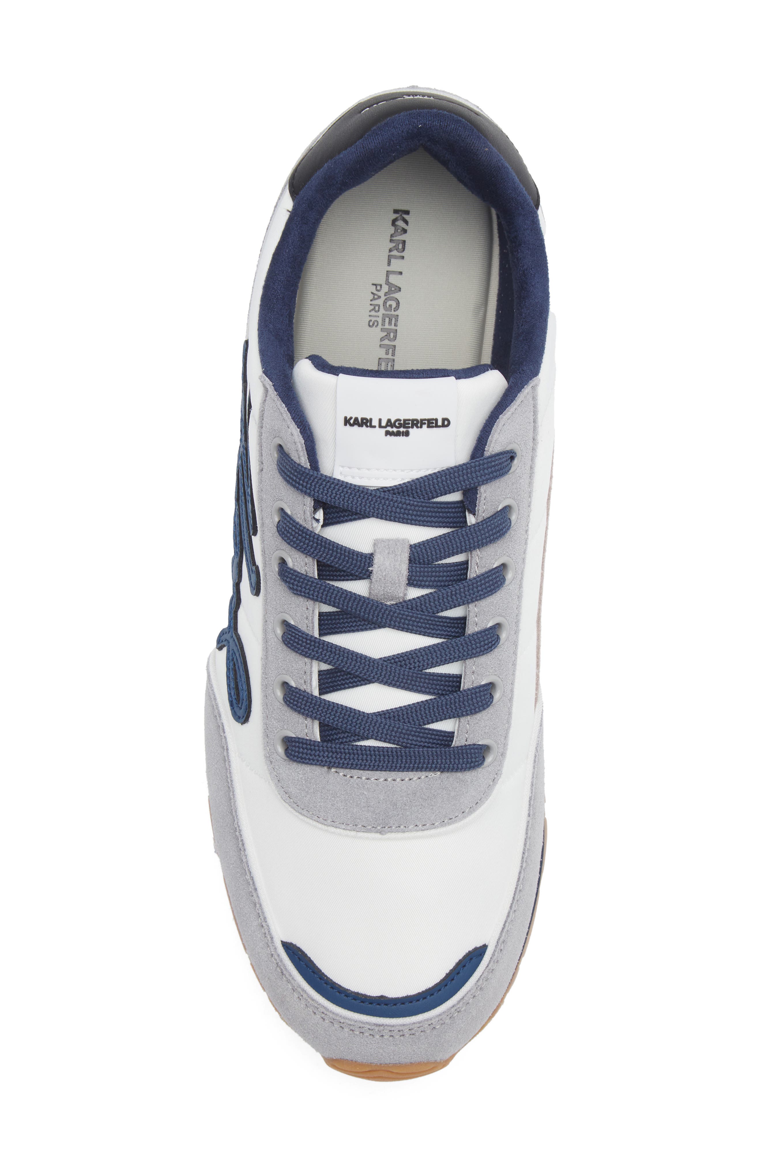 KARL LAGERFELD PARIS Low Profile Sneaker, Alternate, color, Grey
