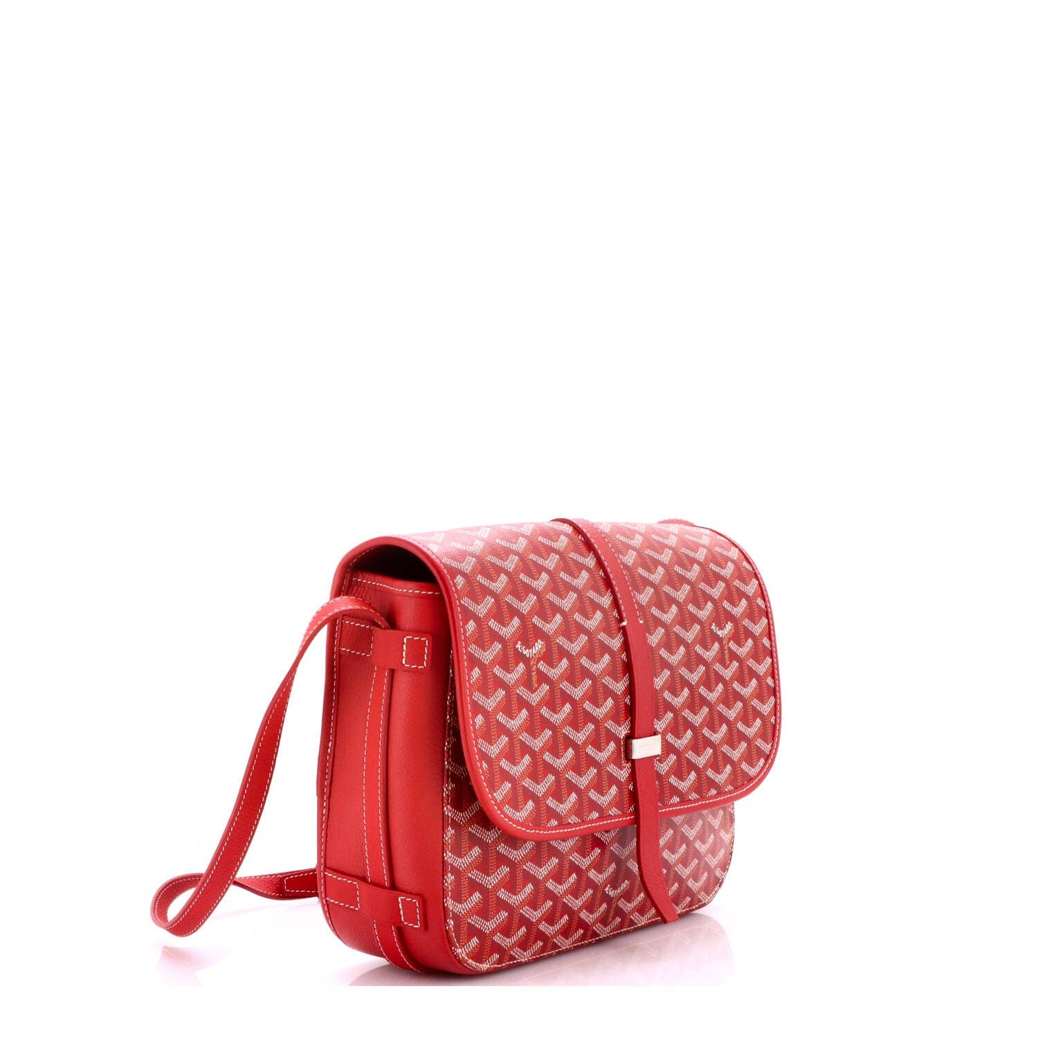 Belvedere II Messenger Bag Coated Canvas MM, Alternate, color, Red