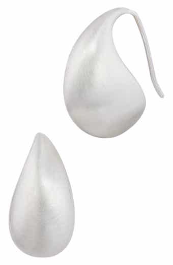 SAVVY CIE JEWELS Baby Teardrop Threader Earrings